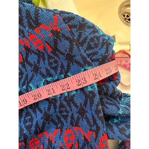 Vintage McGregor Blue Black Long Sleeves Crew Neck Sweater Size Large - Picture 5 of 6